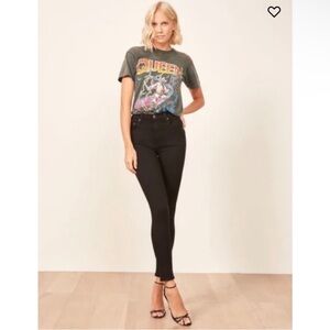 Reformation Harper Mid Rise Skinny Jeans